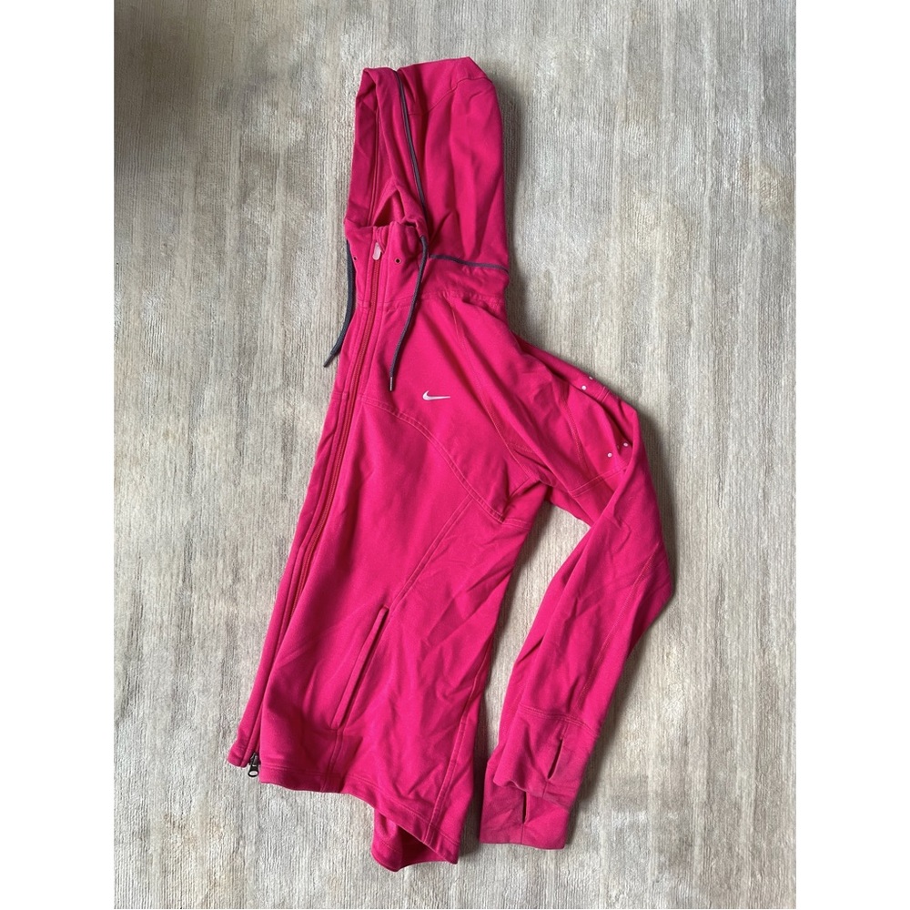 Nike dry fit hooded running jacket